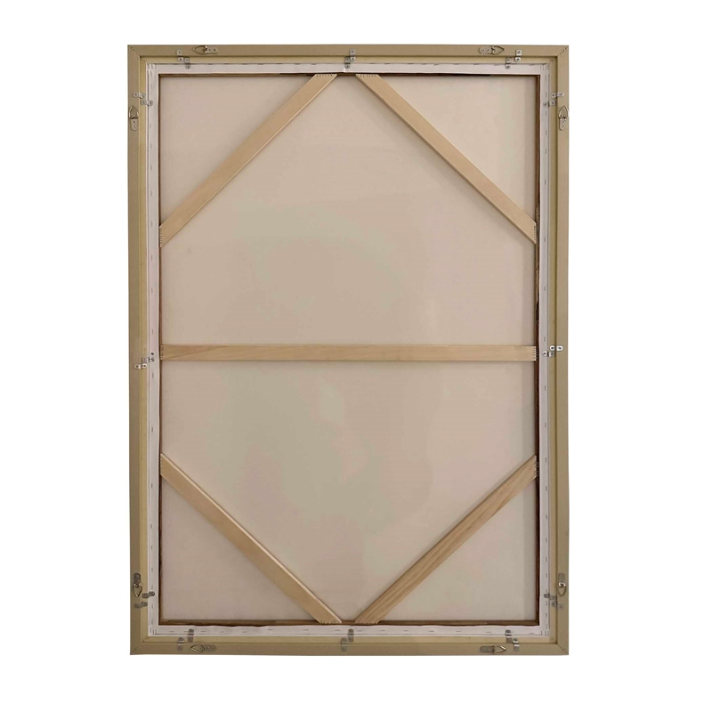 Uttermost Bluster Framed Abstract Canvas in Multi-Color