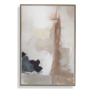 Uttermost Bluster Framed Abstract Canvas in Multi-Color