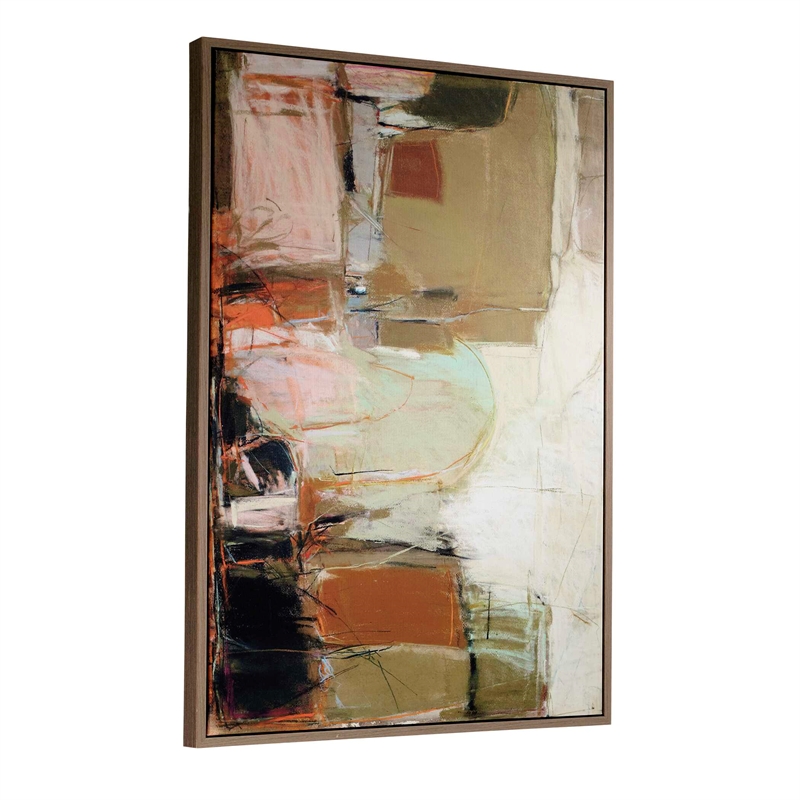 Uttermost Palace Walls Framed Abstract Art in Multi-Color