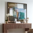 Uttermost Green Fields Framed Abstract Canvas in Multi-Color