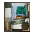 Uttermost Green Fields Framed Abstract Canvas in Multi-Color