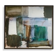 Uttermost Green Fields Framed Abstract Canvas in Multi-Color