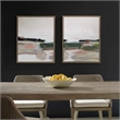 Uttermost Just Peaking Framed Abstract Prints in Multi-Color (Set of 2)