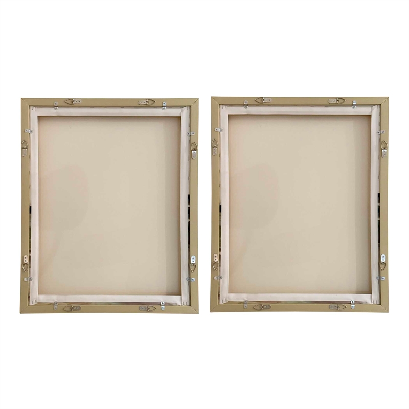 Uttermost Just Peaking Framed Abstract Prints in Multi-Color (Set of 2)