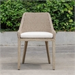 Uttermost Paloma Outdoor Wicker Dining Chair in Gray