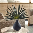 Uttermost Axis Palm Accent & Vase in Black
