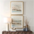Uttermost So Golden Abstract Landscape Prints in Multi-Color (Set of 2)