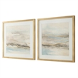 Uttermost So Golden Abstract Landscape Prints in Multi-Color (Set of 2)