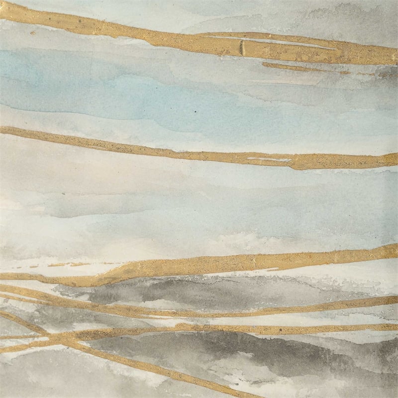 Uttermost So Golden Abstract Landscape Prints in Multi-Color (Set of 2)