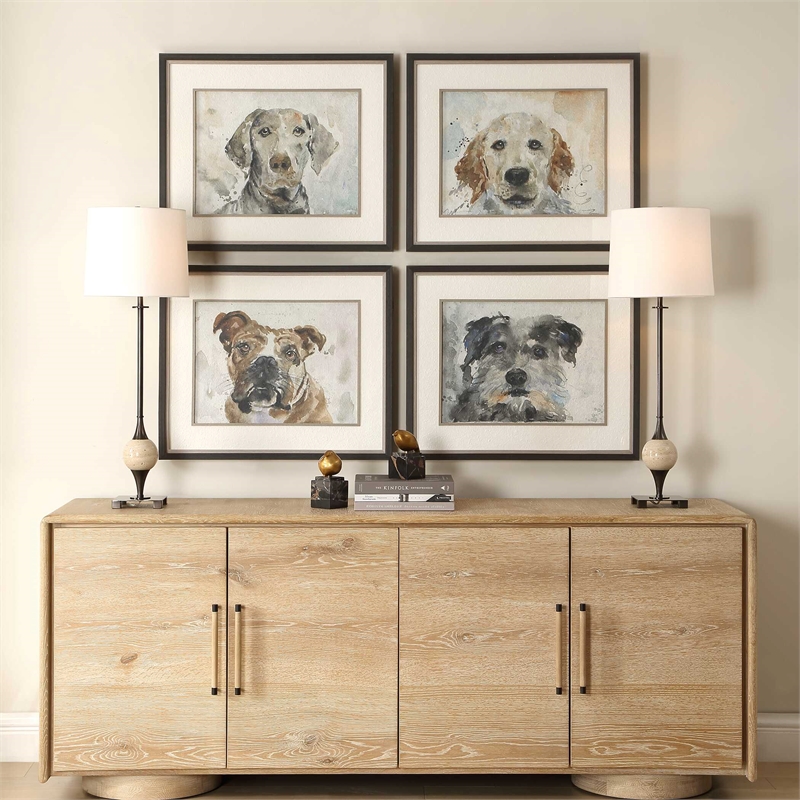 Uttermost Dog Days Framed Prints in Multi-Color (Set of 4)