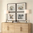 Uttermost Dog Days Framed Prints in Multi-Color (Set of 4)