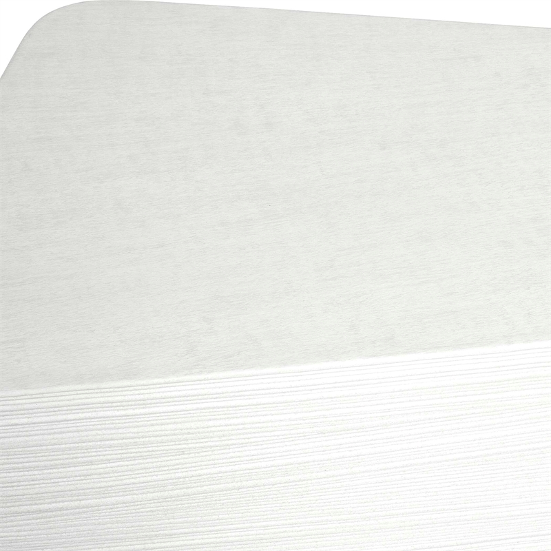 Uttermost Saltwater Concrete Coffee Table in White