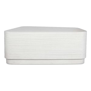 Uttermost Saltwater Concrete Coffee Table in White