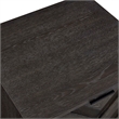 Uttermost Barrett Dark Charcoal Oak Cabinet in Black