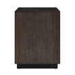 Uttermost Barrett Dark Charcoal Oak Cabinet in Black