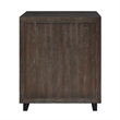 Uttermost Barrett Dark Charcoal Oak Cabinet in Black
