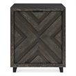 Uttermost Barrett Dark Charcoal Oak Cabinet in Black