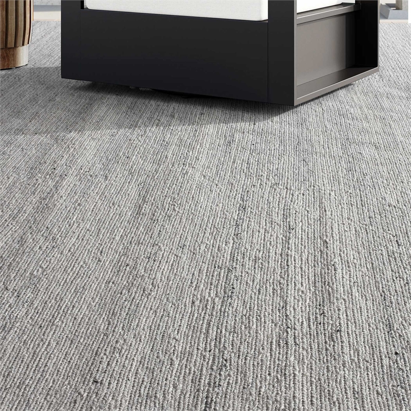 Uttermost Berwick Indoor-Outdoor 8 X 10 Rug in Gray