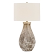 Uttermost Dorothea Textured Table Lamp in Brown