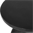 Uttermost Veta Indoor-Outdoor Organic Design Accent Table in Black