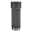 Uttermost Wessex Charcoal Drink Table with Brass Accents
