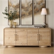 Uttermost Evanston 4 Door Natural Oak Cabinet