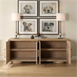 Uttermost Evanston 4 Door Natural Oak Cabinet