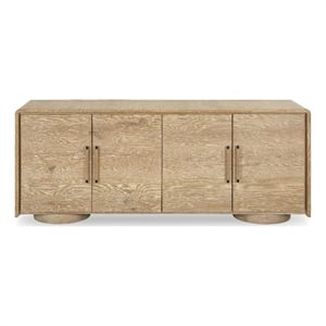 Uttermost Evanston 4 Door Natural Oak Cabinet
