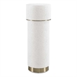 Uttermost Wessex Drink Table in White Faux Shagreen / Brushed Brass