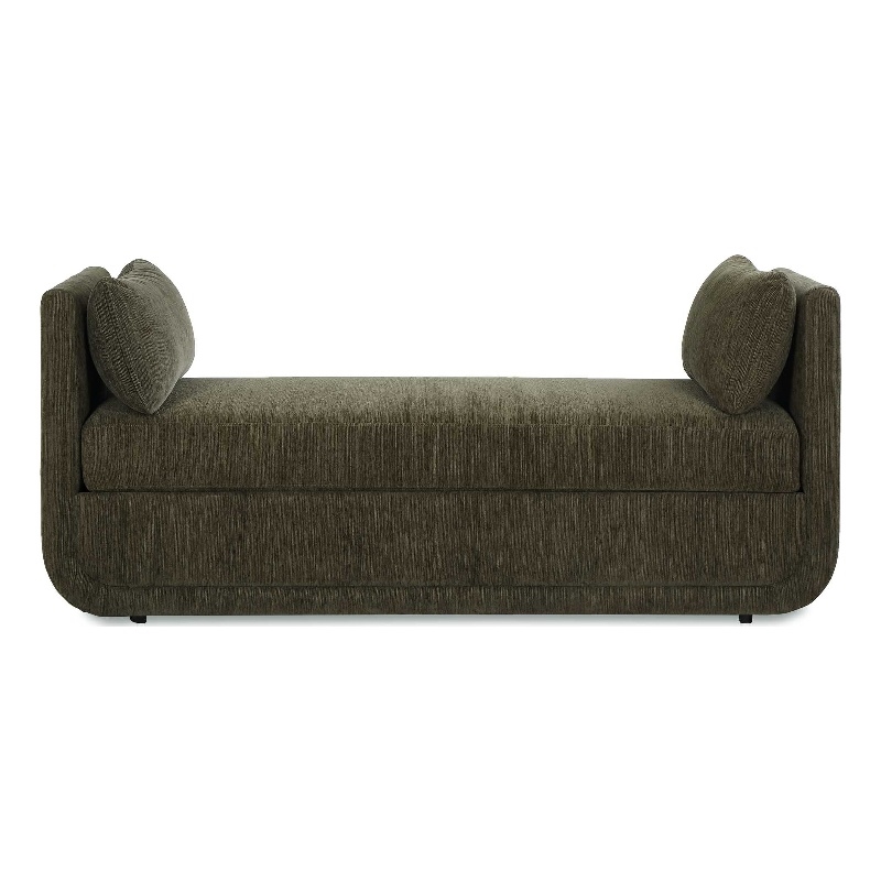 Uttermost Abound Oversized Herb Bench in Green