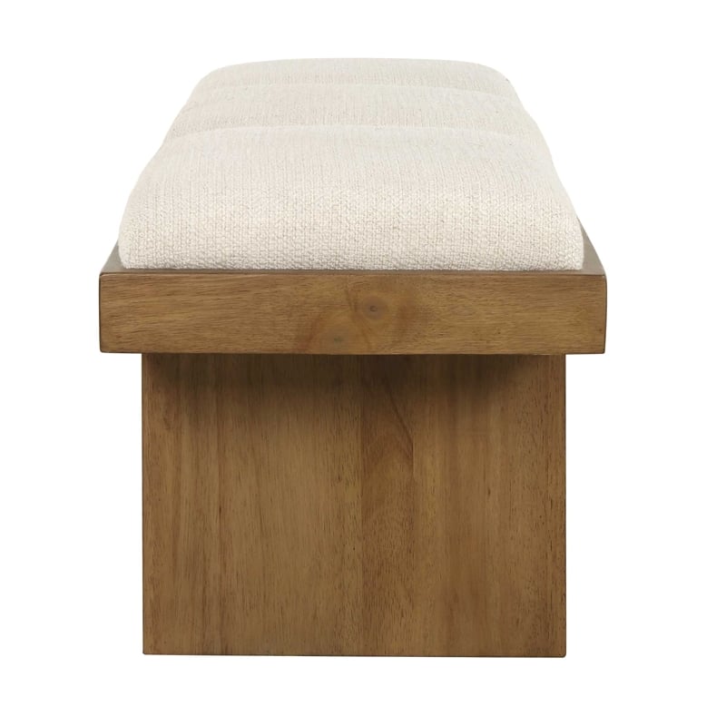Uttermost Haden Upholstery Bench in White