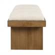 Uttermost Haden Upholstery Bench in White