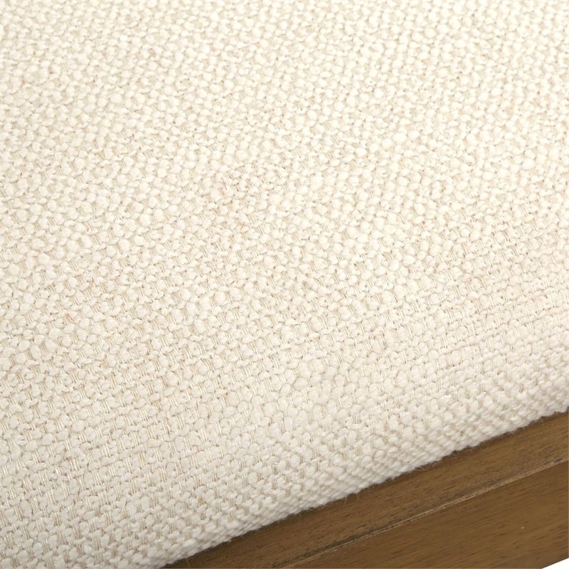 Uttermost Haden Upholstery Bench in White