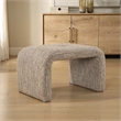 Uttermost Leora Upholstered Modern Small Bench in Brown