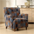 Uttermost Lainey Upholstered Ikat Armchair in Multi-Color