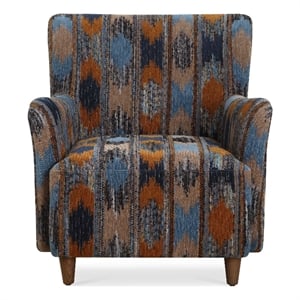 Uttermost Lainey Upholstered Ikat Armchair in Multi-Color