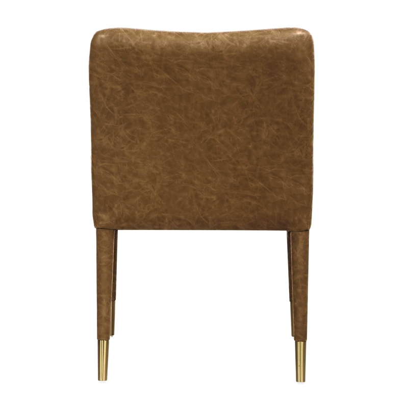 Uttermost Conifer Dining Armchair in Camel