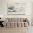 Uttermost Modella Upholstered Chenille Sofa in Brown
