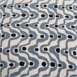 Uttermost Cas Fabric Ottoman in Blue