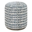 Uttermost Cas Fabric Ottoman in Blue