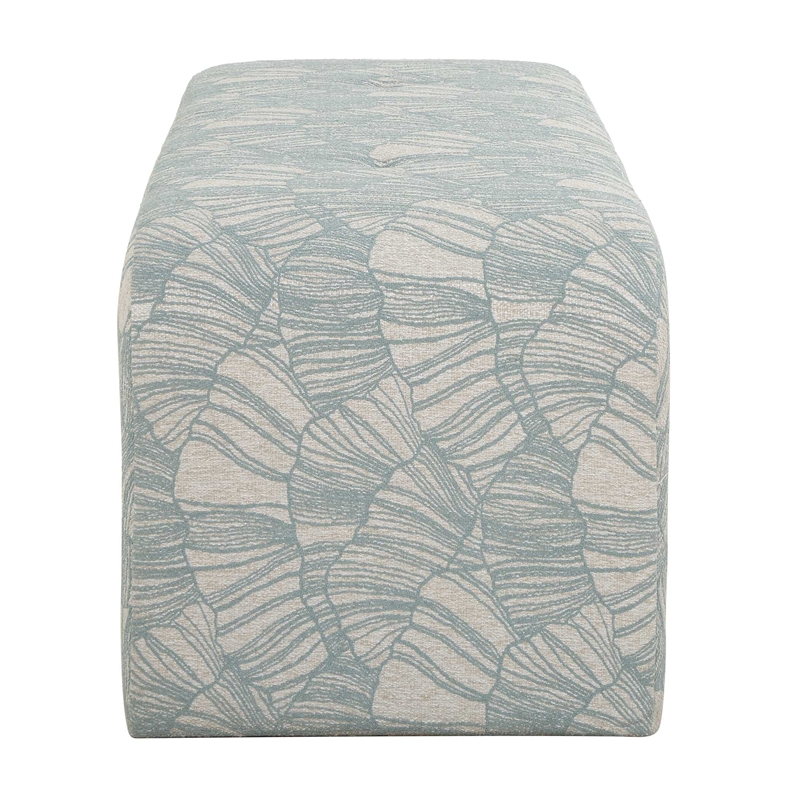 Uttermost Amie Spa Bench in Blue