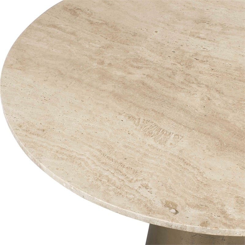 Uttermost Midsummer Indoor-Outdoor Bistro Table in Brass