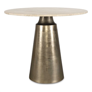 Uttermost Midsummer Indoor-Outdoor Bistro Table in Brass