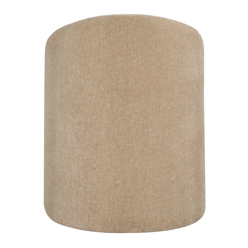Uttermost Harbor Crosshatched Polyester Velvet Dining Chair in Flax