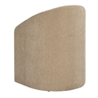 Uttermost Harbor Crosshatched Polyester Velvet Dining Chair in Flax