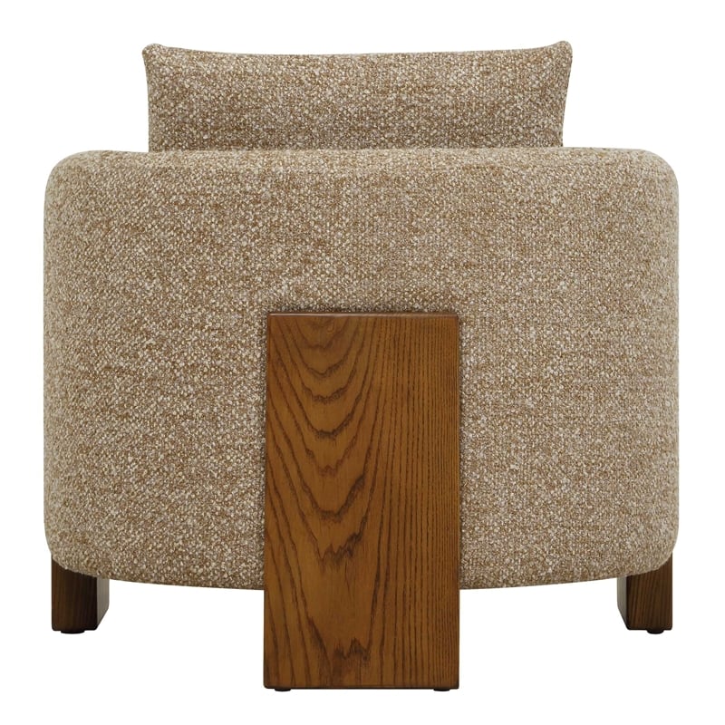 Uttermost Halligan Upholstered Accent Chair in Brown