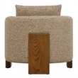 Uttermost Halligan Upholstered Accent Chair in Brown