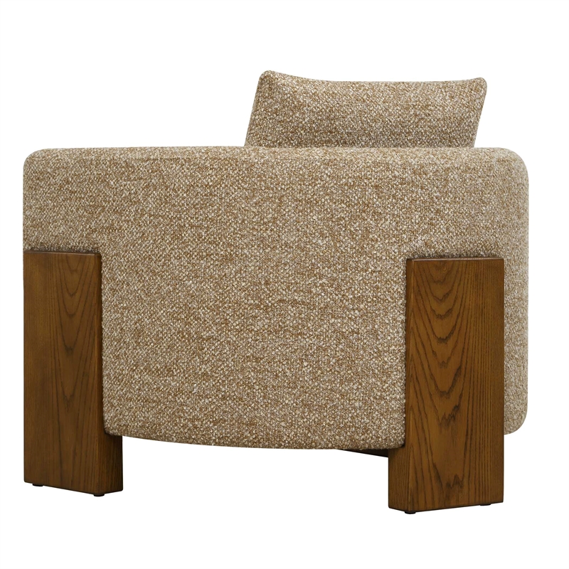 Uttermost Halligan Upholstered Accent Chair in Brown