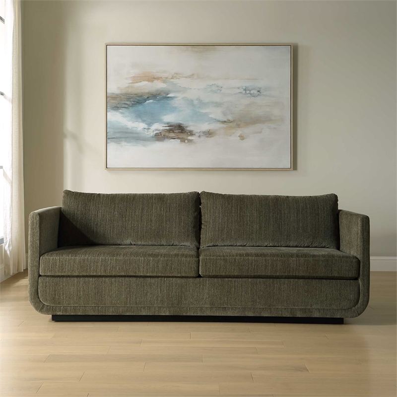 Uttermost Abound Sofa in Herb Green