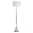 Uttermost Halen Brass Floor Lamp in Brass and Gold